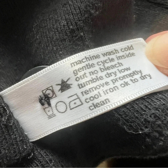 THREE DOTS Women’s Soft Cotton One-Button Blazer - Black - Size Large - Picture 6 of 8